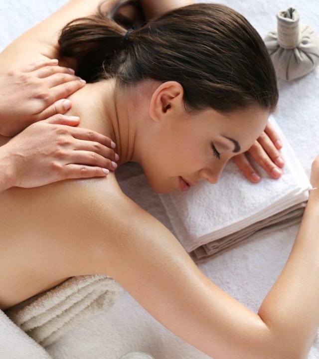 Beauty. Girl in the spa salon
